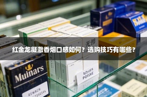 红金龙凝澈香烟口感如何？选购技巧有哪些？